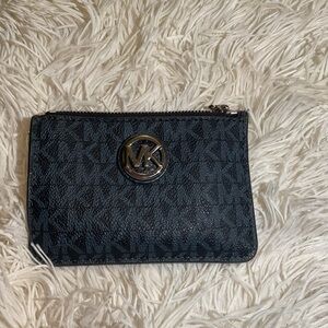 Michael Kors Dark Patterned Wristlet